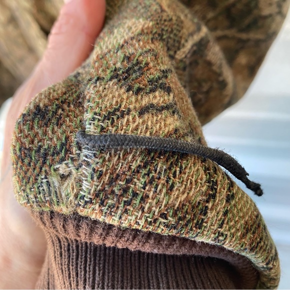 Filson 100% Wool Camo Zip Up Timber jacket Vintage - Picture 7 of 11